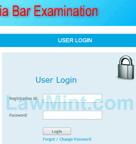 BCI AIBE All India Bar Exam Registration process explained with screenshots