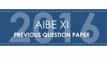 AIBE IX 9 Previous Question Paper 2016