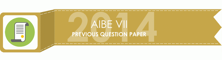 AIBE VII 7 Previous Question Paper 2014