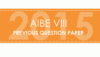 AIBE VIII 8 Previous Question Paper 2015