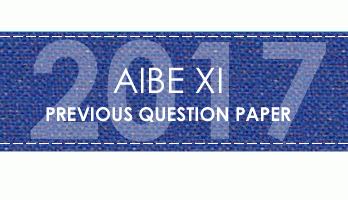 AIBE XI 11 Previous Question Paper 2017