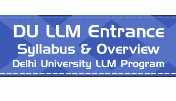 DU LLM Entrance Syllabus and overview LawMint.com