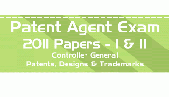 Patent Agent Exam 2011 Papers I and II LawMint.com