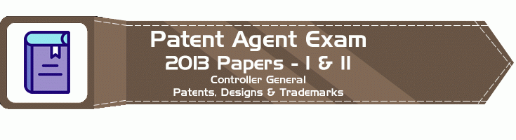 Patent Agent Exam 2013 Papers I and II LawMint.com