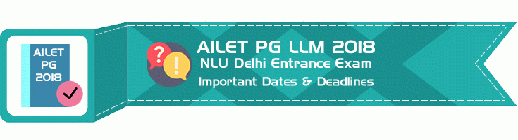 AILET PG LLM 2018 NLU Delhi Entrance Syllabus and pattern
