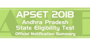 APSET 2018 Law Andhra Pradesh State Eligibility Test Official Notification Mock Tests Sample Papers