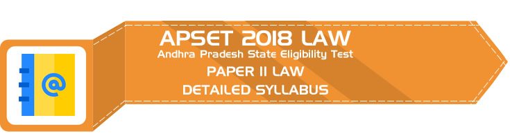 APSET LAW 2018 Andhra Pradesh State Eligibility Test Official Syllabus Mock Tests Sample Papers