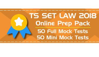 TS SET LAW 2018 Telangana State Eligibility Test Previous Question Papers Sample Papers Mock Tests