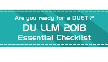 Delhi University LLM Admissions DUET 2018 Mock Tests Previous Question Papers Sample Papers