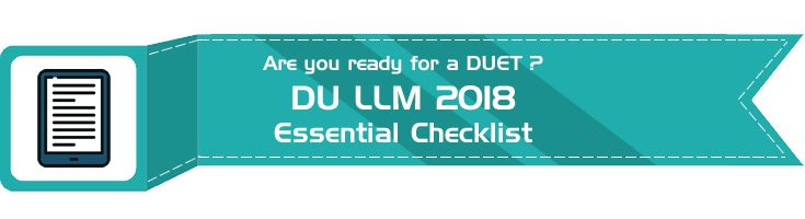 Delhi University LLM Admissions DUET 2018 Mock Tests Previous Question Papers Sample Papers