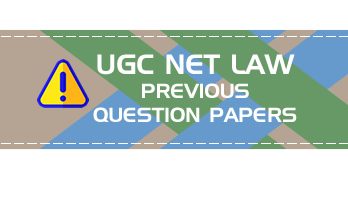 UGC NET Law previous question papers mocks and sample tests