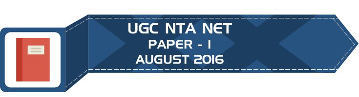 UGC NTA NET Paper 1 HECI Previous Question Papers Mock Tests August 2016