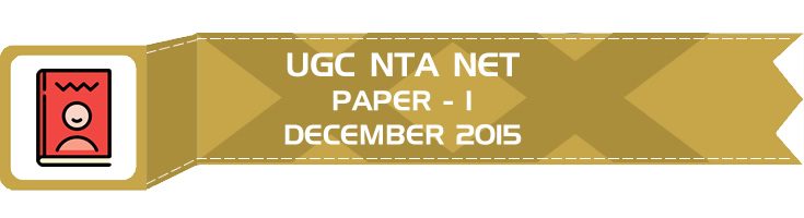 UGC NTA NET Paper 1 HECI Previous Question Papers Mock Tests December 2015