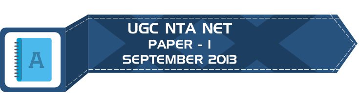 UGC NTA NET Paper 1 HECI Previous Question Papers Mock Tests September 2013