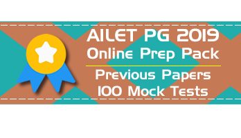 AILET PG LLM 2019 Mock Tests Previous Question Papers NLU Delh Entrance