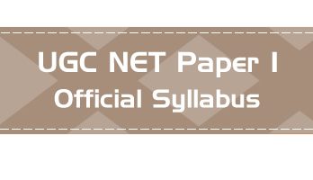 ugc net paper 1 official syllabus lawmint