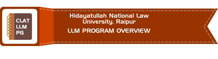 Hidayatullah National Law University CLAT LLM PG OVERVIEW LawMint.com