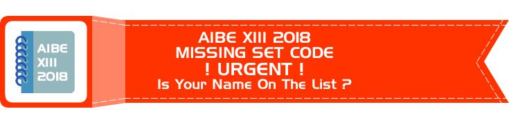 AIBE XIII 13 2018 Missing Set Code Results will be withheld LawMint.com