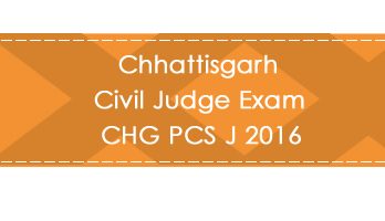 Chhattisgarh Civil Judge Exam CHG PCS J 2016 LawMint.com