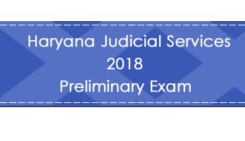 Haryana Judicial Services 2018 Preliminary Exam LawMint.com