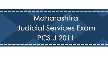 Maharashtra Judicial Services Exam PCS J 2011 LawMint.com