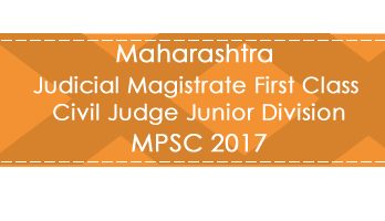 Maharashtra MPSC JMFC CJJD Judge Magistrate Exam 2017 Previous Question Paper Test Series Mock Test