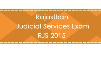 Rajasthan Judicial Services Exam RJS 2015 LawMint.com