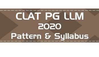 CLAT PG 2020 LLM Official Syllabus Detailed Exam Pattern Previous Question Paper Mock Test Series LawMint