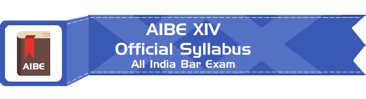 AIBE XIV Official Syllabus Mock Tests Previous Question papers Download pdf