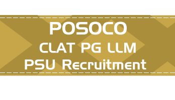 POSOCO PSU Recruitment CLAT PG syllabus GD PI GT Eligibility Age Limit Details Mock Test