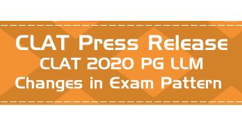 CLAT 2020 CLAT PG New Syllabus Question Paper Pattern Official Press Release Comprehension Based Questions LawMint