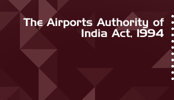 The Airports Authority of India Act 1994 Bare Act PDF Download 2