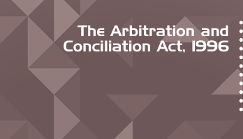 The Arbitration and Conciliation Act 1996 Bare Act PDF Download 2