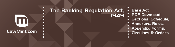 The Banking Regulation Act 1949 Bare Act PDF Download 2