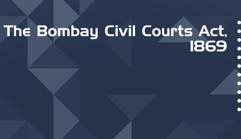 The Bombay Civil Courts Act 1869 Bare Act PDF Download 2