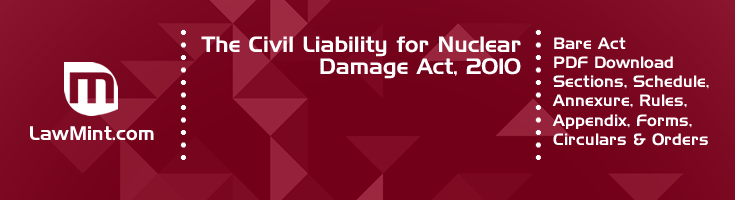 The Civil Liability for Nuclear Damage Act 2010 Bare Act PDF Download 2