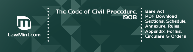 The Code of Civil Procedure 1908 Bare Act PDF Download 2