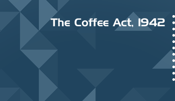 The Coffee Act 1942 Bare Act PDF Download 2