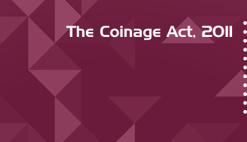 The Coinage Act 2011 Bare Act PDF Download 2