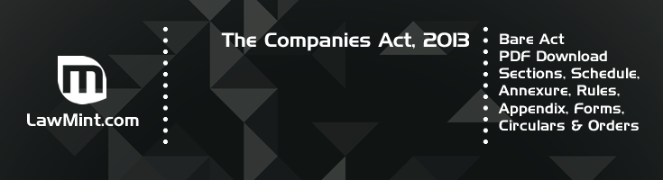 The Companies Act 2013 Bare Act PDF Download 2