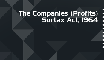 The Companies Profits Surtax Act 1964 Bare Act PDF Download 2