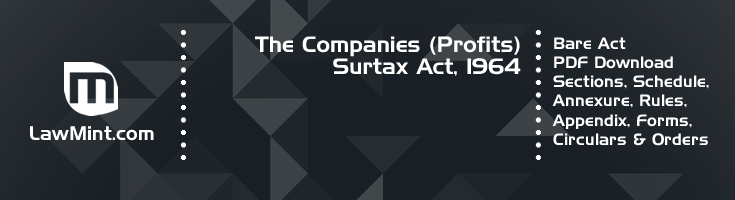 The Companies Profits Surtax Act 1964 Bare Act PDF Download 2