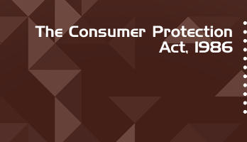 The Consumer Protection Act 1986 Bare Act PDF Download 2