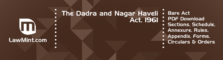 The Dadra and Nagar Haveli Act 1961 Bare Act PDF Download 2