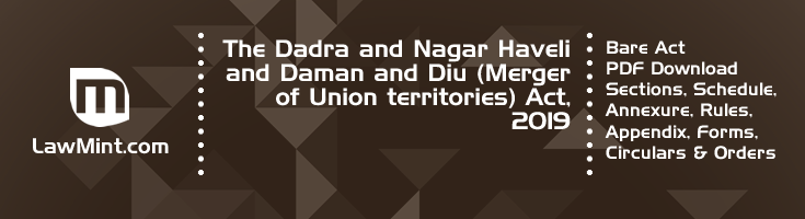 The Dadra and Nagar Haveli and Daman and Diu Merger of Union territories Act 2019 Bare Act PDF Download 2