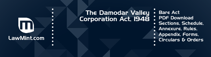 The Damodar Valley Corporation Act 1948 Bare Act PDF Download 2