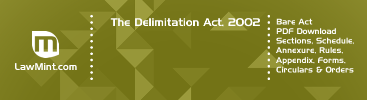 The Delimitation Act 2002 Bare Act PDF Download 2