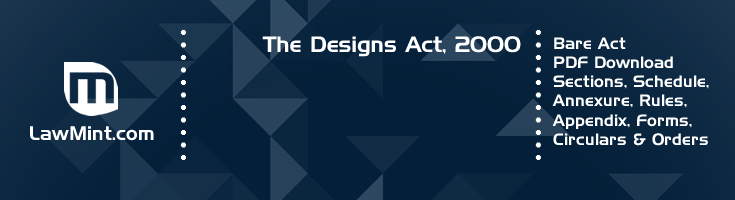 The Designs Act 2000 Bare Act PDF Download 2