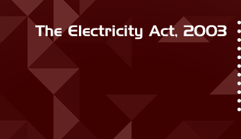 The Electricity Act 2003 Bare Act PDF Download 2