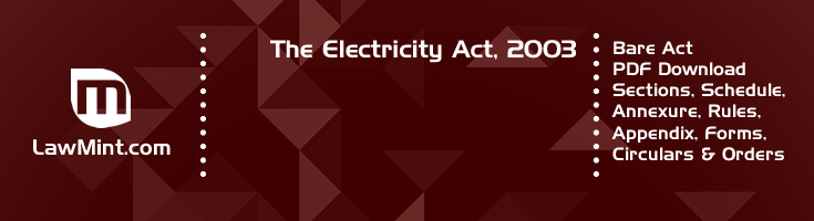 The Electricity Act 2003 Bare Act PDF Download 2